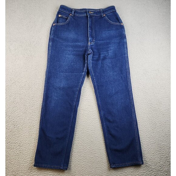 Lee Denim - Vintage LEE Riders Jeans Women's 16P Blue Curvy Hight Waist Heavy USA Made